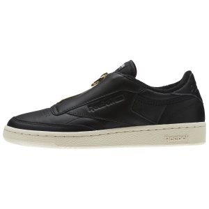 Adidasy Damskie Reebok Club C 85 Zip Czarne/Białe PL 07UYJLE